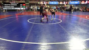 122 lbs Cons. Round 2 - Braxtyn Anderson, North Montana Wrestling CLub vs Brenner Jones, Bearcats Wrestling Club Helena
