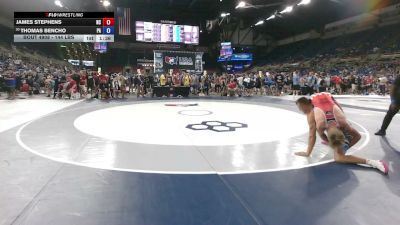 144 lbs Cons. Sub-rd Of 64 - James Stephens, North Carolina vs Thomas Bencho, Pennsylvania