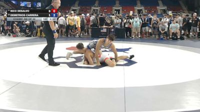 144 lbs Champ. Rd Of 32 - Nico DeSalvo, Iowa vs Demetrios Carrera, Illinois