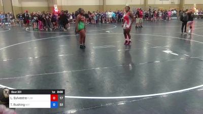 190 lbs Rr Rnd 1 - Latoya Sylvestre, Florida Elite Wrestling vs TorRina Rushing, Not Plain Jane's - Pink