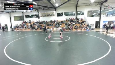 160 lbs Round 1 - Brooklyn Sage, Albion vs Emma Stephenson, Huntingdon