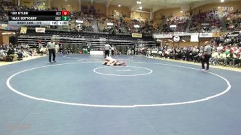 175 lbs 1st Place Match - Max Bottorff, Effingham-Atchison Co Community HS vs Bo Kyler, Ellsworth HS
