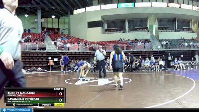 130 lbs Round 5 (8 Team) - Savannah Pietrzak, Wood River Girls vs Trinity Nagatani, Kearney Girls