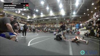 120 lbs Rr Rnd 2 - Delaney Davis, Marlow Outlaws vs Keely Woods, Murray County Takedown Club