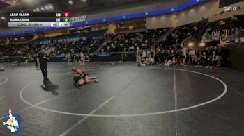 135 lbs Cons. Round 4 - Keira Cewe, Bettendorf vs Leah Clark, Ankeny