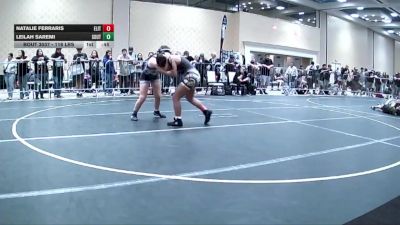 116 lbs 3rd Place - Natalie Ferraris, Elite WC Hawaii vs Leilah Saremi, Southwest Stallions WC