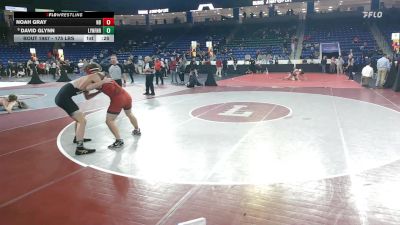 175 lbs Consi Of 16 #1 - Noah Gray, New Bedford vs David Glynn, Lynnfield/N.Reading