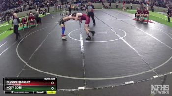 138 lbs Semifinal - Blyson Marquez, Pahrump Valley vs Kody Goss, Elko