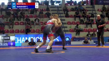 77 kg Qualif. - Dzmitry Navitski, Individual Neutral Athletes vs Ismail Barakhoev, Individual Neutral Athletes