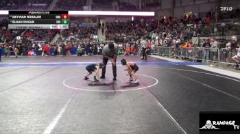 46 lbs Champ. Round 1 - Elijah Dugan, Kansas Young Guns vs Deyvian Rosales, Ulysses Wrestling Club