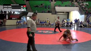 115 lbs Finals (2 Team) - Stran Webb, Elmore County School vs Aiden Turley, Beauregard HS
