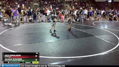 70-72 lbs Round 2 - Vaughn Schleder, Pikes Peak Warriors Wrestling vs Jack Donaldson, Colorado