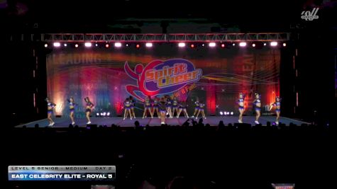 East Celebrity Elite - Royal 5 [2026 L5 Senior - Medium Day 2] 2026 Spirit Cheer Grand Nationals