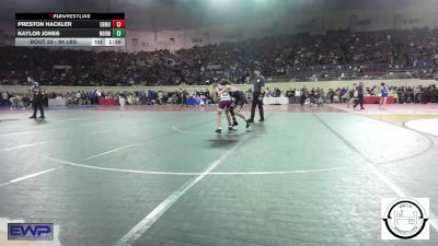 94 lbs Round Of 32 - Preston Hackler, Edmond Memorial vs Kaylor Jones, Norman North