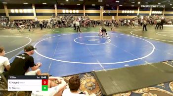 126 lbs Consi Of 64 #2 - Parker Hayes, Wasatch WC vs Dongjoon Gin, Fall Guys