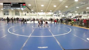 118 lbs Consi Of 8 #2 - Colton Miller, Doughboys WC vs John Pablo, Providence BTS