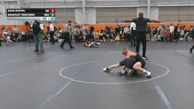 84 lbs Round 1 (4 Team) - Brantley Wiechers, Empyre WC Gold vs Sean Roppel, Brecksville