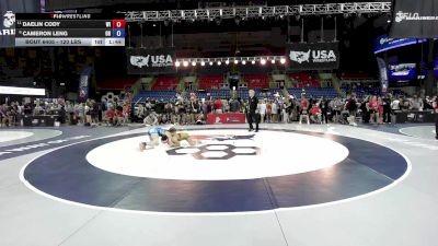 120 lbs Champ. Rd Of 16 - Daelin Cody, WI vs Cameron Leng, OH