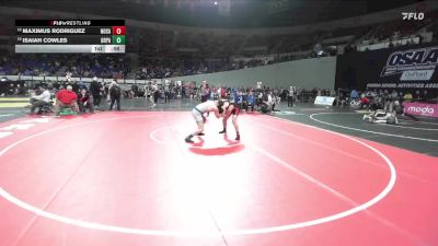 6A Boys 165 lbs Cons. Round 4 - Isaiah Cowles, Grants Pass Boys vs Maximus Rodriguez, North Salem Boys