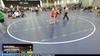 126 lbs Cons. Round 4 - Landon Rosenthal, MWC Wrestling Academy vs Blake Nevils, Team Idaho Wrestling Club