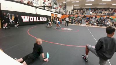 145-150 lbs Round 1 - Sean Rogers, Cody Middle School vs Isaiah Leal, Lovell Middle School