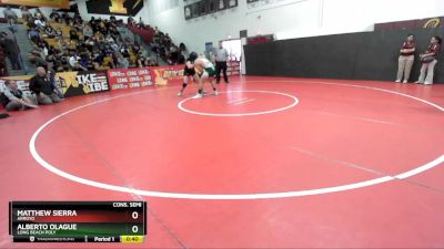 175 lbs Cons. Semi - Alberto Olague, Long Beach Poly vs Matthew Sierra, Arroyo