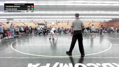 145 lbs Quarterfinal - Jackson Burton, Syracuse vs Dylan Schug, Cazenovia