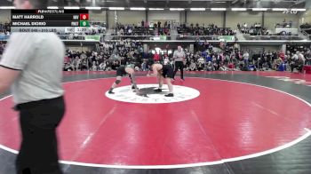 215 lbs Semifinal - Matt Harrold, Haverhill vs Michael Diorio, Ponaganset