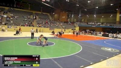 100 lbs Quarterfinal - Emma Moore, Walton-Verona vs Lacynda Munoz, Ohio County