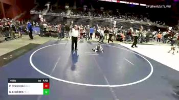 40 lbs Quarterfinal - Paxton Panter, Eastside United vs Luke King, Colorado Regulators