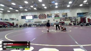 120 lbs Cons. Round 2 - Kevi Hanni, Rigby vs Sofia Garcia, Union