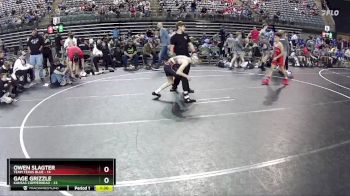 105 lbs Finals (8 Team) - Gage Grizzle, Kansas Copperhead vs Owen Slagter, Team Texas Blue