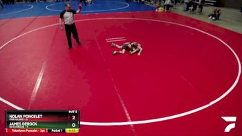 50 lbs Semis & 1st Wrestleback (8 Team) - James DeRock, Hutchinson vs Nolan Poncelet, Pine Island