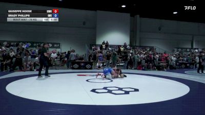 79 kg Champ. Rd Of 64 - Giuseppe Hoose, South Side Wrestling Club vs Brady Phillips, Grantsville Wrestling Club