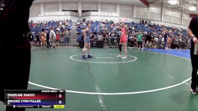 120 lbs Quarterfinal - Madeline Rakoci, IL vs Brooke Lynn Fuller, IN