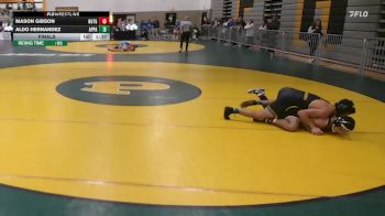 141Red lbs Final - Mason Gibson, Rutgers vs Aldo Hernandez, Appalachian State