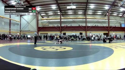 190 lbs Cons. Round 2 - Christopher Soeder, Brecksville vs Shane Saito, Perrysburg