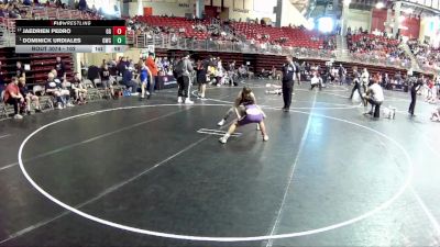 102 lbs Cons. Round 1 - Dominick Urdiales, Gering Wrestling Club vs Jaedrien Pedro, GI Grapplers