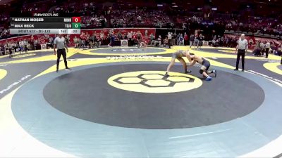 D1-132 lbs Cons. Round 1 - Max Beck, Tol. St. John`s Jesuit vs Nathan Moser, Monroe