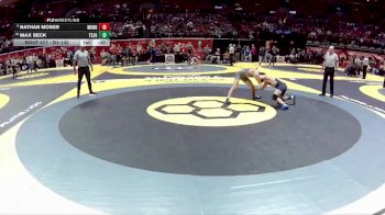 D1-132 lbs Cons. Round 1 - Max Beck, Tol. St. John`s Jesuit vs Nathan Moser, Monroe