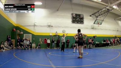 126 lbs Cons. Round 2 - Caron Spicer, Middletown High School vs Ben Jones, Marysville