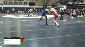 184 lbs Consolation - Jakob Hinz, Indiana vs Giuseppe Hoose, Hofstra