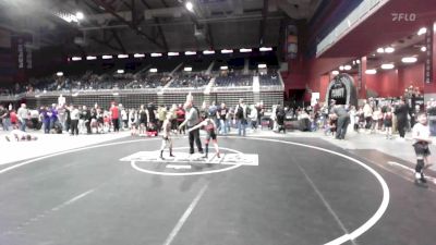 54 lbs Semifinal - Jaxson Arce, Pomona Elite vs Bowen Hackbarth, Bozeman WC