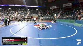2A-160 lbs Cons. Semi - Braizyn Humpal, Moorcroft vs Brandon Jones, Big Piney
