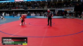 103 lbs Semifinal - Canyon May, West Valley Wolfpack vs Tanner Rhoton, Lathrop Wrestling