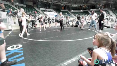 65 lbs Rr Rnd 2 - Autumn Brigge, SE Girls vs Delanie Wartchow, SW Girls