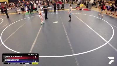 82 lbs 5th Place Match - Lincoln Schuelke, MN vs Kaden Joustra, IL