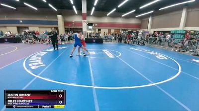 157 lbs Semifinal - Justin Bryant, Rise Wrestling vs Miles Martinez, Ryse Wrestling Club