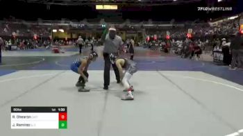 86 lbs Round Of 16 - Riker Ohearon, East Idaho Elite vs Jayden Ramirez, Elite Force Wrestling