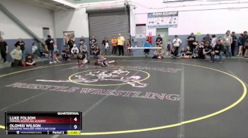 77 lbs Quarterfinal - Olomisi Wilson, Soldotna Whalers Wrestling Club vs Luke Folsom, Pioneer Grappling Academy